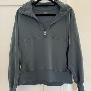 Old Navy Charcoal Zip-Up Women's Sweater